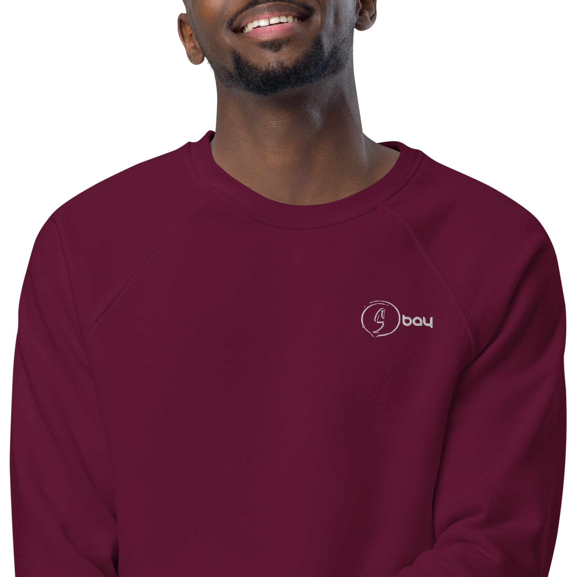 unisex-organic-raglan-sweatshirt-burgundy-zoomed-in-2-661bbf8a3542f.jpg